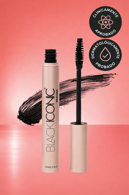 BLACK ICONIC MASCARA - Máscara Waterproof con Sérum de Crecimiento 6mL