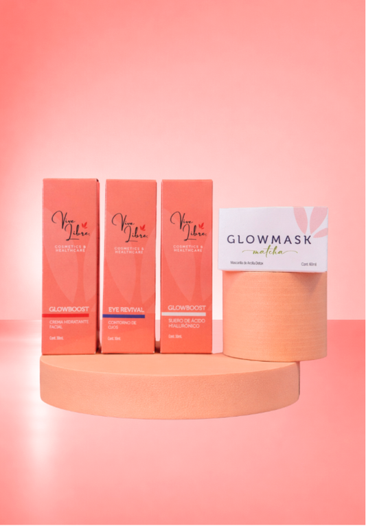 KIT GLOW + COSMETIQUERA DE REGALO