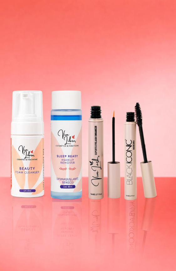 KIT TU RUTINA COMPLETA + COSMETIQUERA DE REGALO