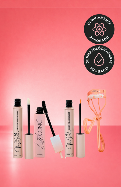 ICONIC KIT + RIZADOR DE PESTAÑAS Y COSMETIQUERA DE REGALO
