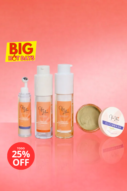 KIT GLOW + COSMETIQUERA DE REGALO