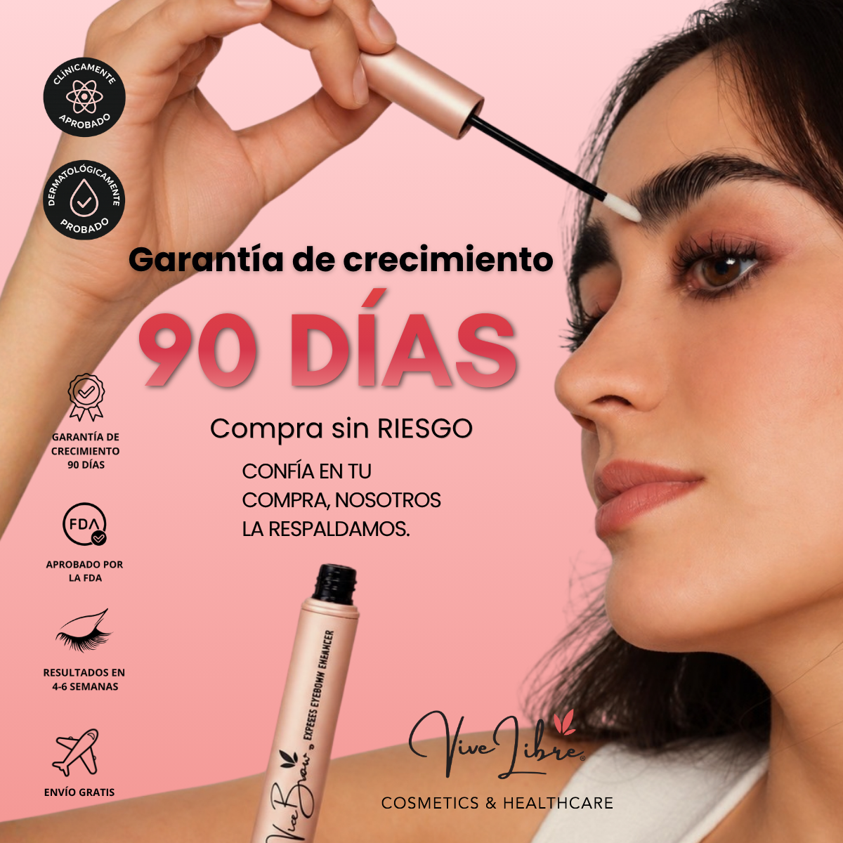 VIVE BROW SERUM - Sérum de Crecimiento de Cejas 3mL