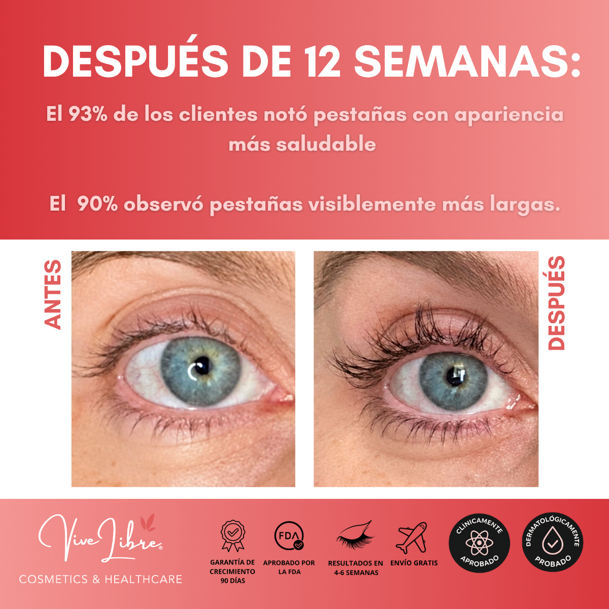 KIT POTENCIA TU MIRADA + RIZADOR DE PESTAÑAS Y COSMETIQUERA DE REGALO